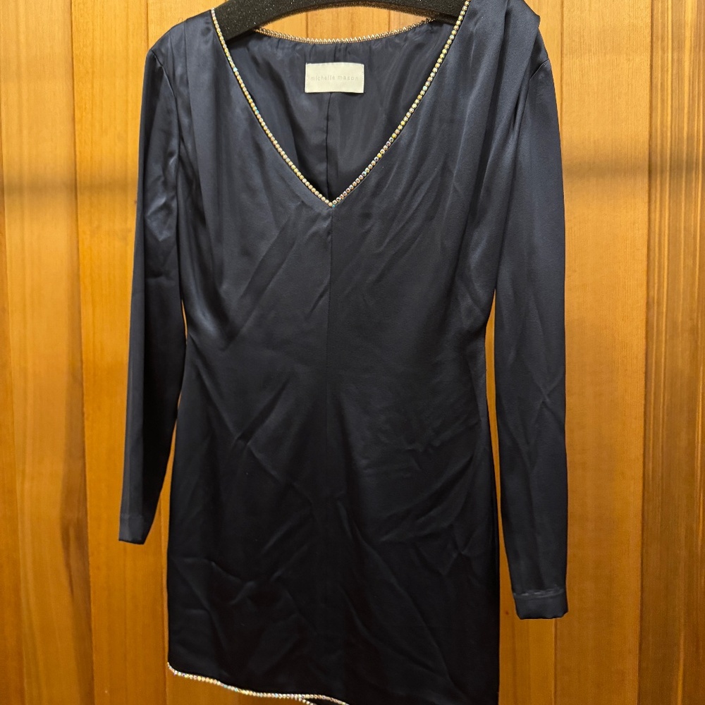 Crystal Silk mini dress